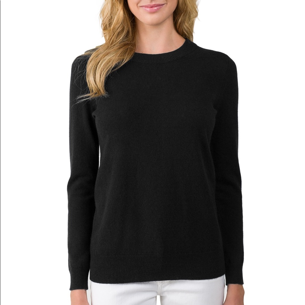 Autumn Cashmere Black Cashmere Men’s Crewneck Sweater